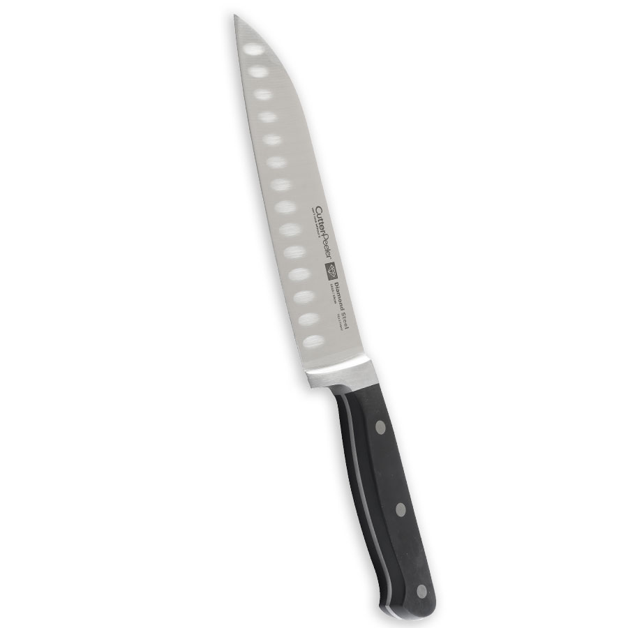סכין סנטוקו מחוזק 18 ס”מ CutterPeeler Diamond Steel