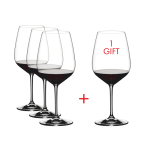 מארז 4 כוסות יין רידל דגם “אקסטרים קברנה”