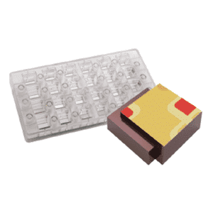 תבנית שוקולד פוליקרבונט עם מגנט 20X11gr