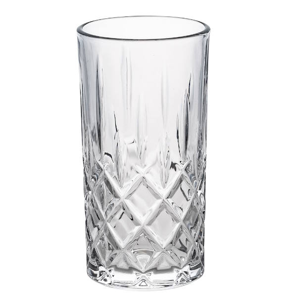 כוס זכוכית מעוצבת גבוהה 423ml